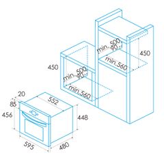 Lò Nướng Edesa EOE-4530 X