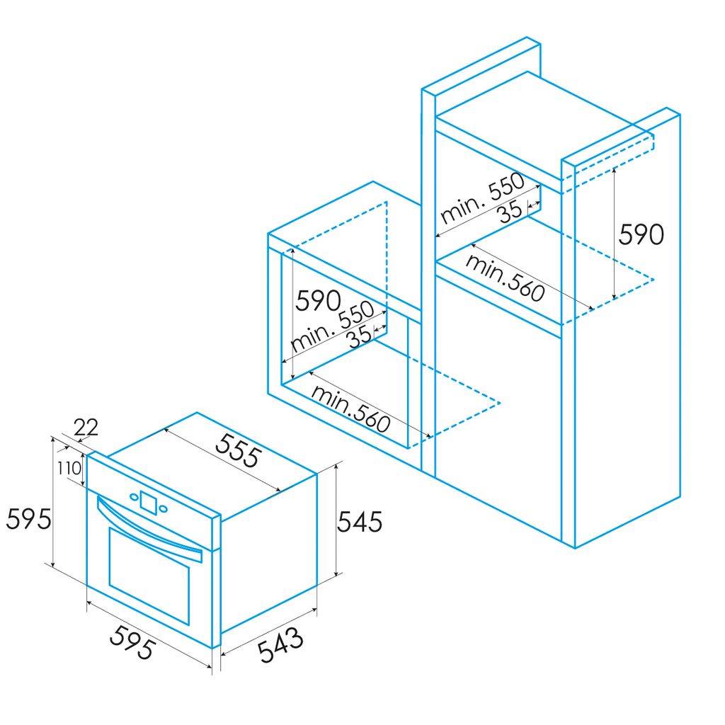 Lò Nướng Edesa EOE-7040 X