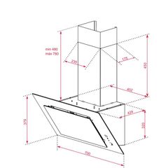 Máy Hút Mùi Teka 78660 TBS BK