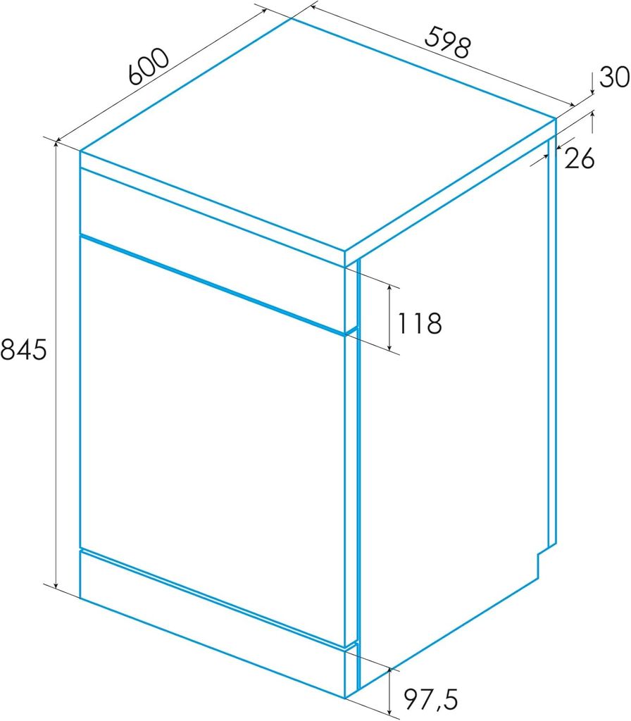 Máy Rửa Bát Edesa EDW-6230 X