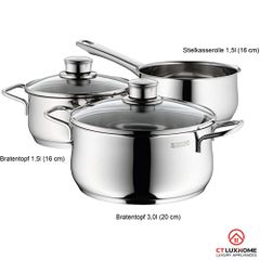 Bộ nồi từ 3 món WMF DIADEM PLUS 3-PC