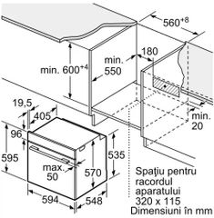 Lò nướng Bosch HBA534EB0 Series 4