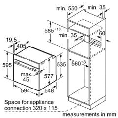 Lò nướng Bosch HBG634BB1B Series 8