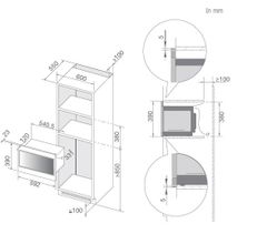 Lò vi sóng Brandt BMS6115B âm tủ