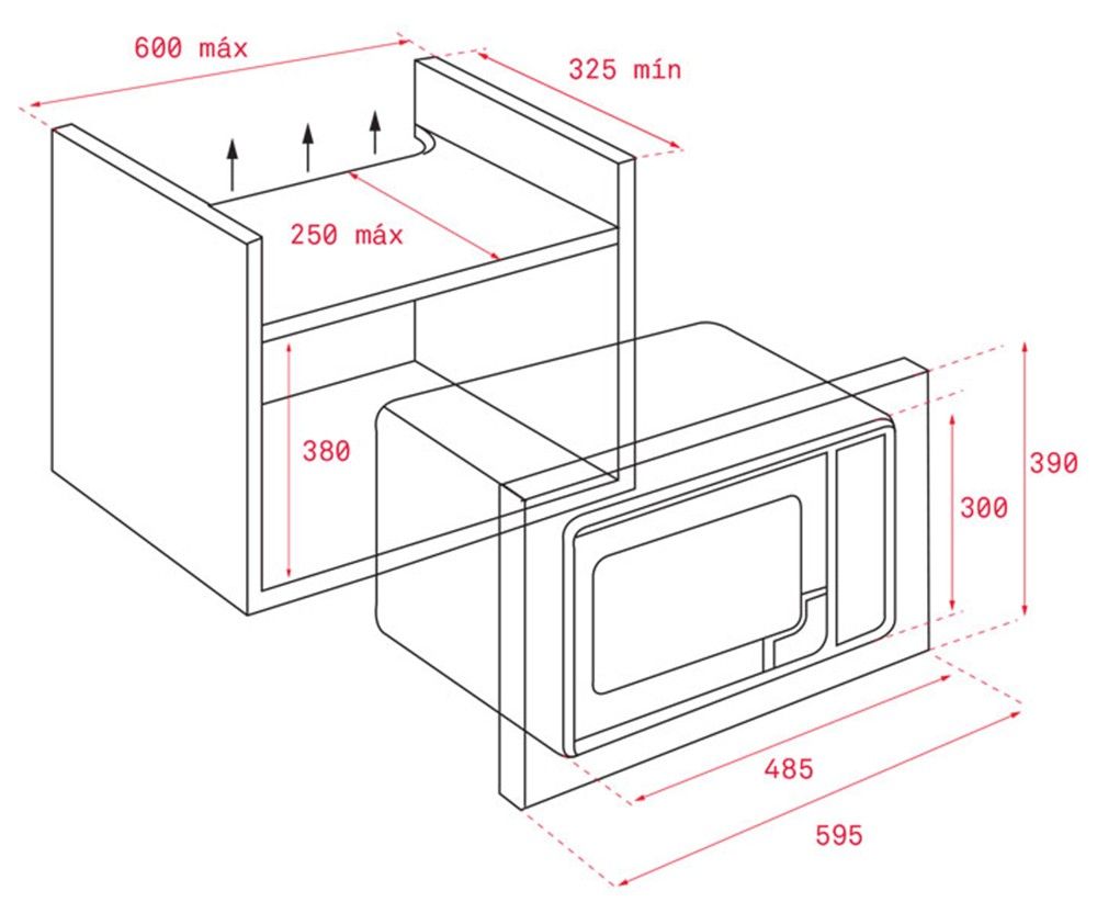 Lò vi sóng Teka MS 620 BIS