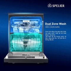 Máy rửa bát Spelier SP 16DWKT - B/G
