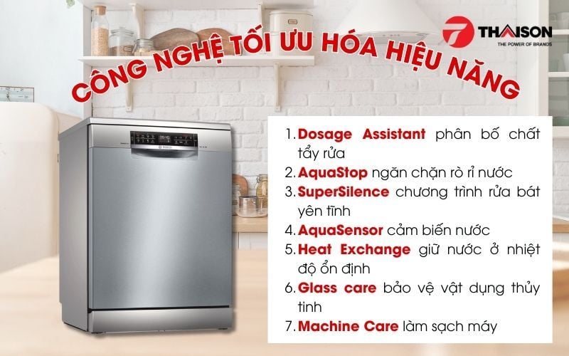 Máy rửa bát Bosch SMS6ZCI14E Serie 6