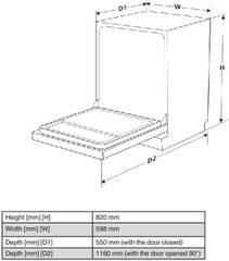 Máy rửa bát âm tủ Fagor 3LVF-63IT 15 bộ