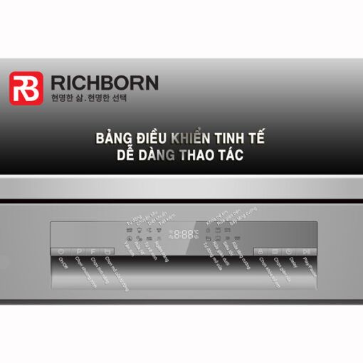 Máy rửa bát Richborn RDS6085FMS 15 bộ