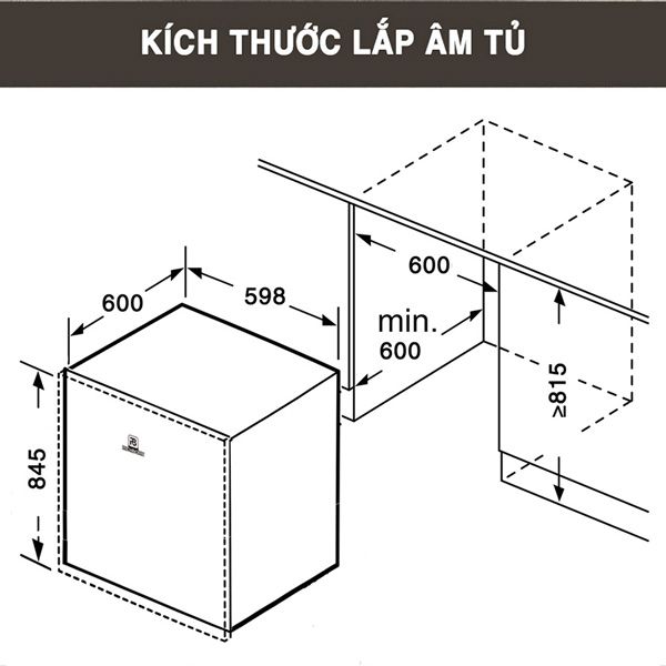 Máy rửa bát Richborn RDS6085FMS 15 bộ