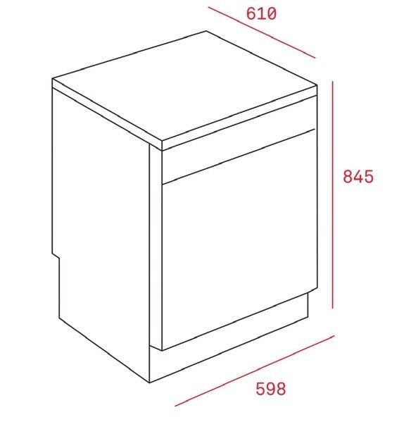 Máy rửa bát Teka LP8 820 độc lập 12 bộ