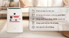 Máy hút ẩm Sharp DW-E16FA-W 16 lít