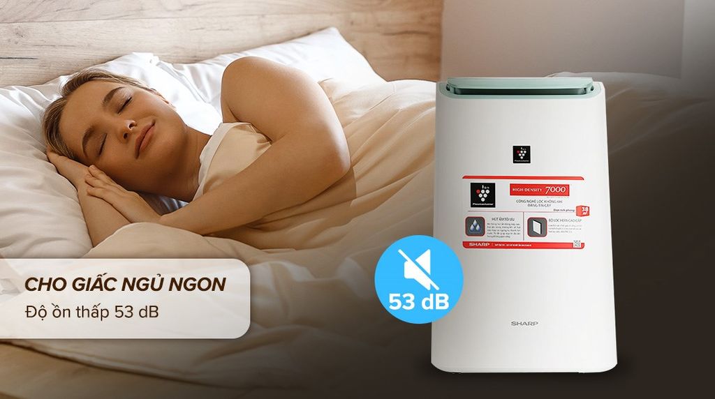 Máy hút ẩm Sharp DW-E16FA-W 16 lít