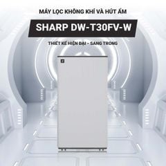 Máy hút ẩm Sharp DW-T30FV-W / H kèm lọc không khí