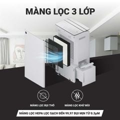 Máy hút ẩm Sharp DW-T30FV-W / H kèm lọc không khí