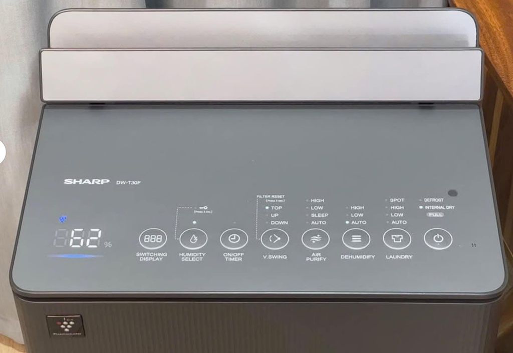 Máy hút ẩm Sharp DW-T30FV-W / H kèm lọc không khí