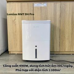 Máy hút ẩm Xiaomi Lumias NWT D4 Pro 30L