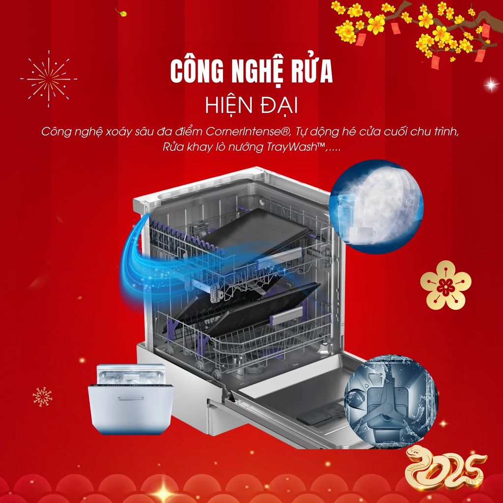 Máy rửa bát Beko BDFN36530XC rửa siêu sạch, sấy siêu khô