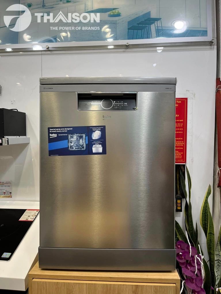 Máy rửa bát Beko BDFN36530XC rửa siêu sạch, sấy siêu khô