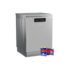 Máy rửa bát Beko BDFN36530XC rửa siêu sạch, sấy siêu khô