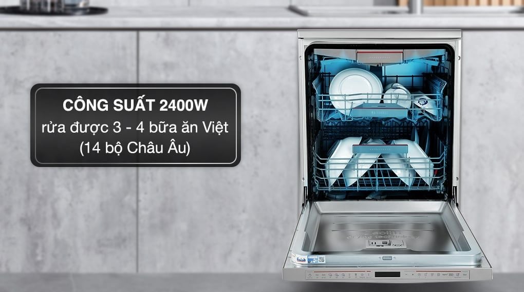 Máy rửa bát Bosch SMS8YCI01E độc lập series 8