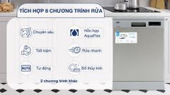 Máy rửa bát Beko DFN28424X 13 bộ độc lập