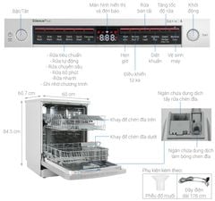 Máy rửa bát Bosch SMS4IVI01P Series 4 độc lập