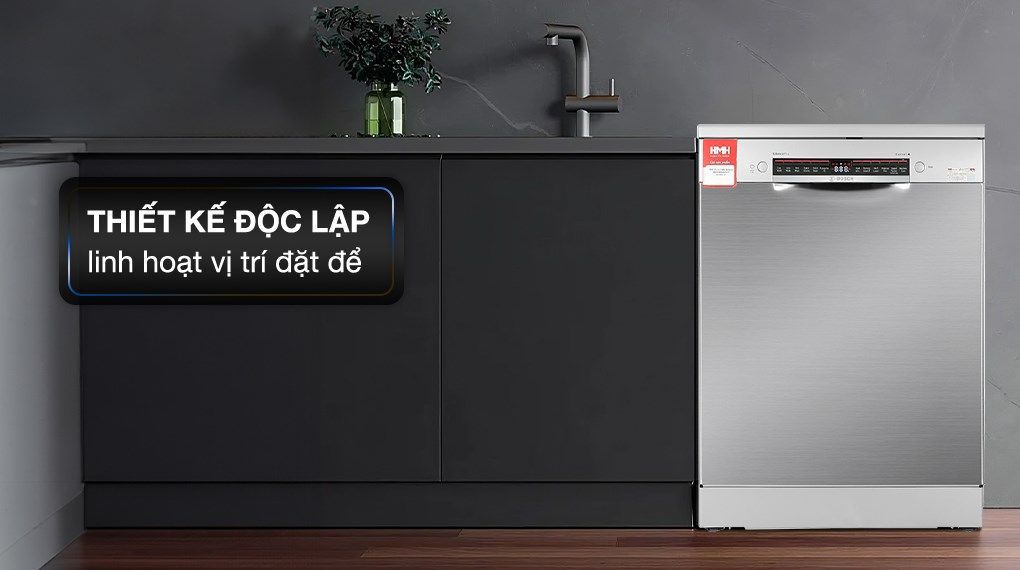 Máy rửa bát Bosch SMS4IVI01P Series 4 độc lập
