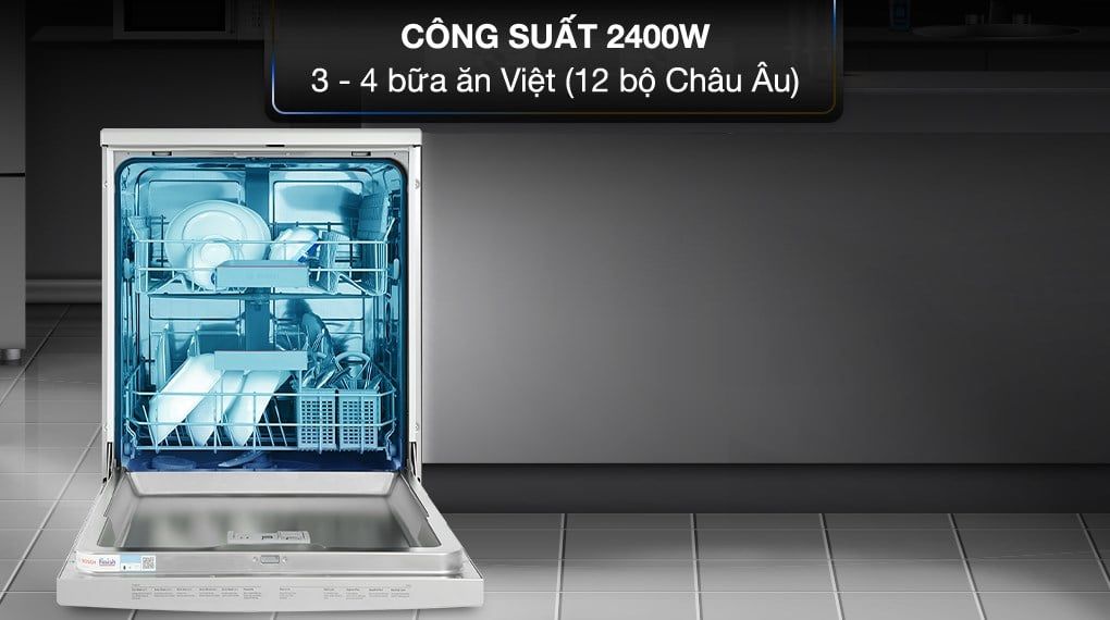Máy rửa bát Bosch SMS4IVI01P Series 4 độc lập