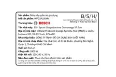 Máy sấy quần áo Bosch WPG24100MY Ngưng Tụ