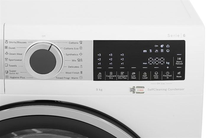 Máy sấy quần áo Bosch WQG24570SG Tụ hơi