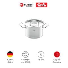 Bộ nồi 5 món Fissler Original Profi Collection (3 nồi 1 chảo 1 quánh)