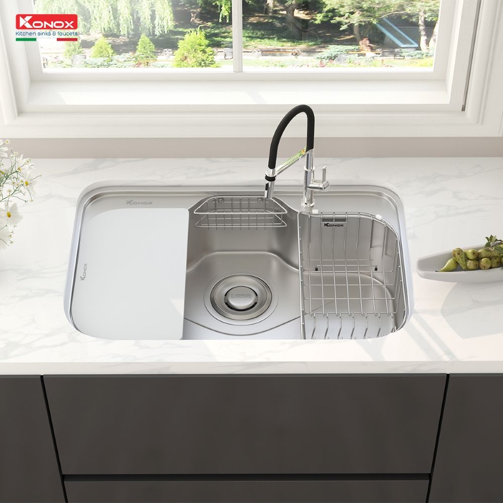 Chậu rửa bát Konox Tari 7851SR Full