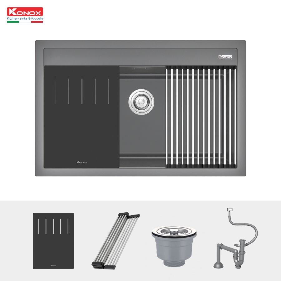 Chậu rửa bát Konox đá Granite Sink Terra 790S