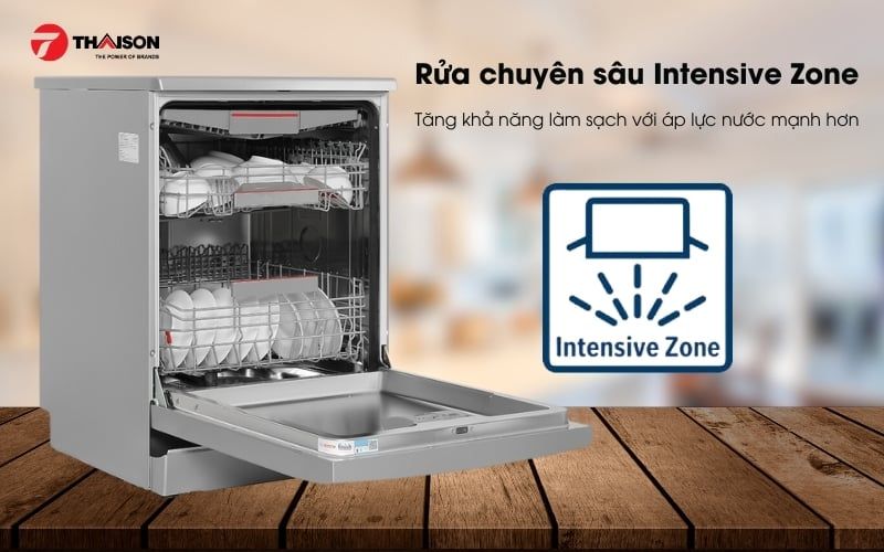 Máy rửa bát Bosch SMI8YCS01E bán âm Series 8