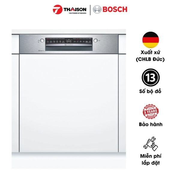 Máy rửa bát Bosch SMI4ECS14E bán âm 13 bộ