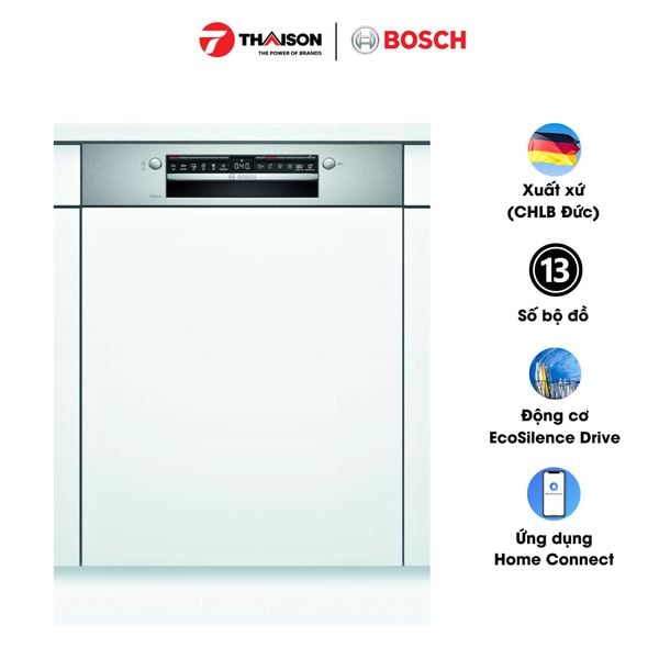 Máy rửa bát BOSCH SMI4HVS33E kích thước hợp lý