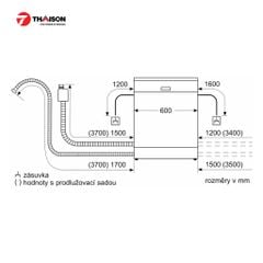Máy rửa bát Bosch SMS4EVI14E 13 bộ Serie 4
