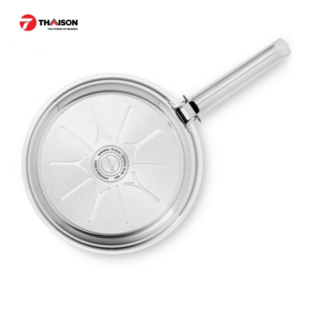 Chảo inox Fissler Steelux Pro 24/28cm - Inox 18/10