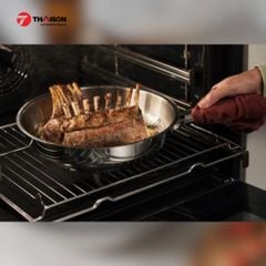 Chảo inox Fissler Steelux Pro 24/28cm - Inox 18/10