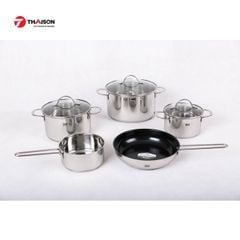 Bộ nồi chảo Inox 5 chiếc Elo Top Collection Plus