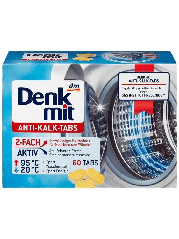 Viên tẩy máy giặt Denkmit 60 viên