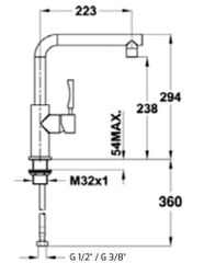 Vòi rửa bát Teka INX 914