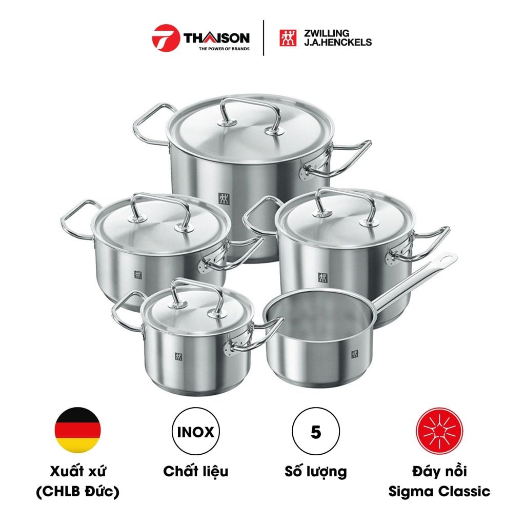 Bộ nồi inox 304 của Đức hãng nào tốt - Zwilling