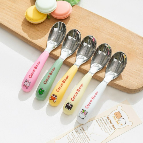 Thìa Ăn Dặm Cocobear Inox