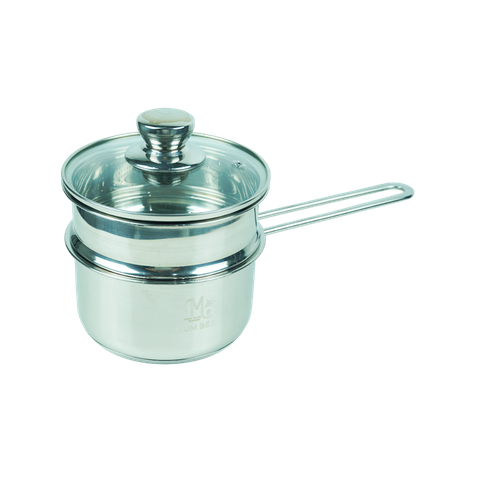 Nồi/Chảo Mum Bebe Inox 14Cm Kèm Xửng