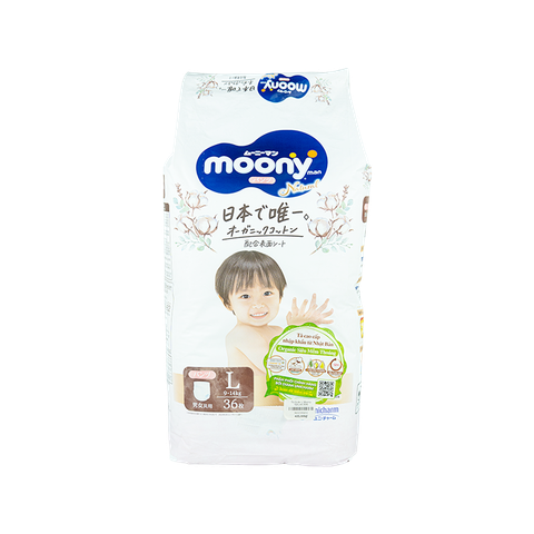 Tã Quần L Moony Natural 36M