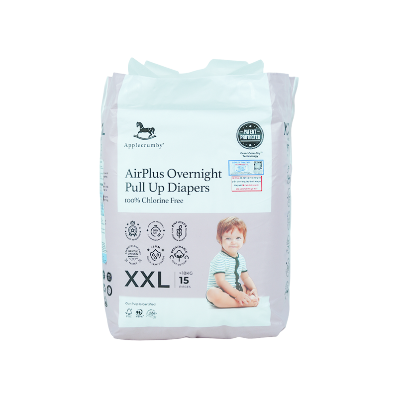 Tã Quần Applecrumby Đêm Mini Xxl 15M