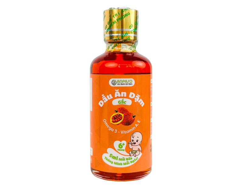 Dầu Anpaso Ăn Dặm 50ML Gấc