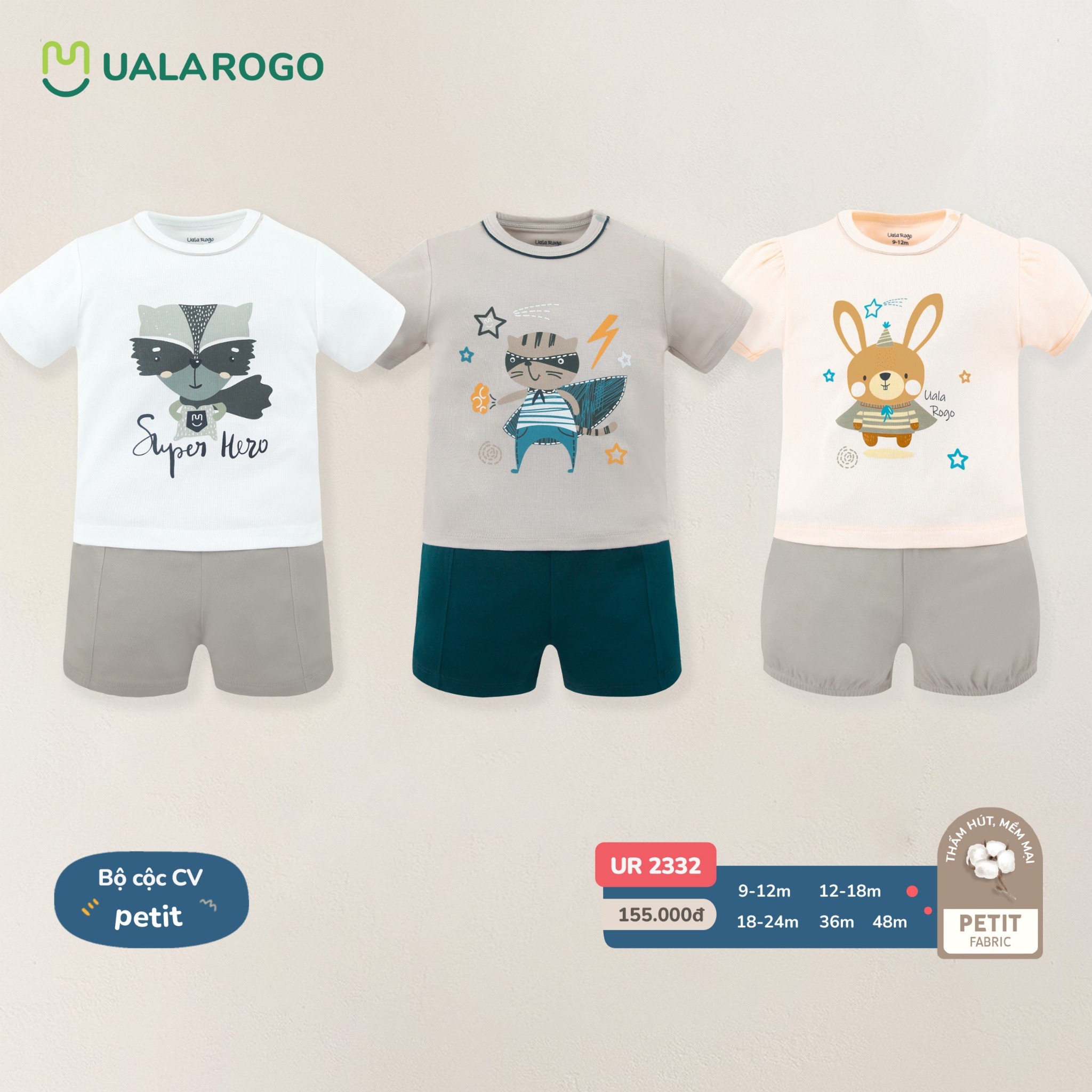 Bộ Cộc Uala Rogo Ur2332